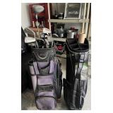 Golf Clubs & New Golf Bag