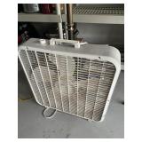 Box Fan, Floor Lamp & Air Mattress