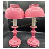 Vintage Underwriters Pink Portable Lamps