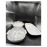 CorningWare Bakeware Lot w/ Lids & Dish