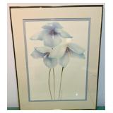 Oscar Tejeda Blue Whisper Framed Art Print