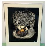 Artist Signed & Numbered Lion Art Print