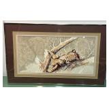 Artist Signed & Numbered Lion Cub Art Print