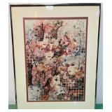 Framed Art Print - Masks & Butterflies