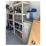 2 Plastic Shelving Units plus Parts