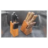 2 Knife Block Sets - Including Carvel Hall
