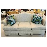 King Hickory Furniture - Cream Floral Sofa