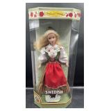 1999 Dolls of the World Swedish Barbie