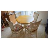 5 Pc Round Dinette Table & Chair Set