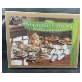 19 pc Springtime Tea Set