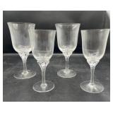 Vintage Lenox Allure Crystal Goblets
