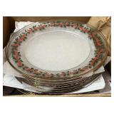 Arcoroc 11 Christmas Dessert Plates