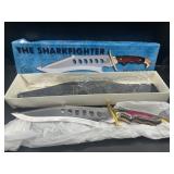 The Shark Fighter Custom Bowie Knife