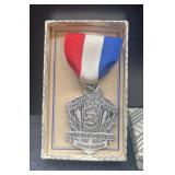 1958 YMCA Sterling Silver Wrestling Medal