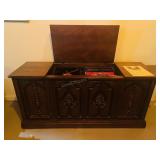Vintage RCA Stereo Record Player 8 Track Cabinet