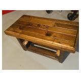 Small Rustic Wooden Bench / Stool