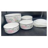 Vintage Set of 4 JC Penney Kobe Bowls
