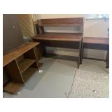 Corner Furniture lot including Rolling Stand