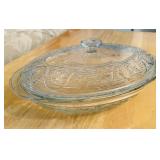 Vintage Anchor Hocking Large Glass Casserole Dish