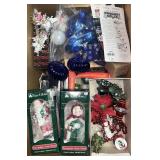 Lot of Vintage Glass Christmas Ornaments