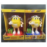 2 M&Mï¿½s Dispensers - Yellow Characters