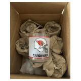 Box of 8 NFL St Louis Cardinals Football Glasses