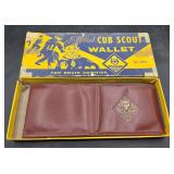 Vintage Official Cub Scout Leather Wallet