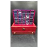 2 Jewelry Boxes w Mixed Costume Jewelry Lot