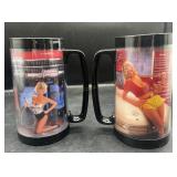 Vintage 1980s Snap-On Tools Pin-Up Girls Mugs