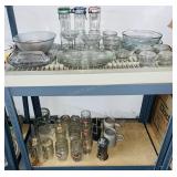 Shelf Contents - Glassware including Beer Steins