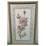 Pink Rose Framed Art