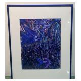 Aquatic Mixed Media Framed Art