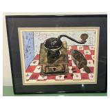 Still Life Antique Coffee Grinder Framed Art