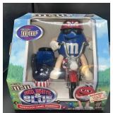 M&Mï¿½s Dispenser - Red, White, & Blue Motorcycle