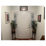 Entryway Decor - Plant Stands & Art