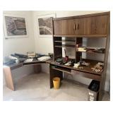 Vintage Computer Desk and Corner Desk