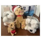 Tote of Plush Stuffed Animals