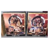 Grandeur Noel Nativity & Santa Water Globes