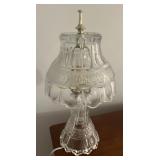 Vintage Cut Crystal Boudoir Lamp