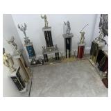 Lot of Bowling & Sports Trophies