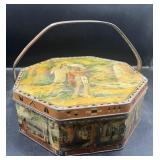 Vintage 1930s Sunshine Biscuit Tin
