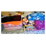 Lot of Throw Blankets & Bedding