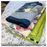 Lot of 3 Bedspread Quilts