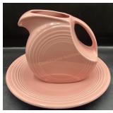 Vintage Homer Laughlin Fiestaware Pitcher & Plate