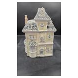 Victorian House Ceramic Cookie Jar