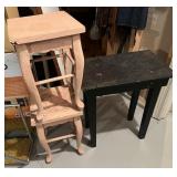 3 Vintage Small Wooden Tables