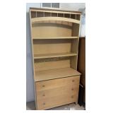 Pair of Sunset White Maple 2 pc Bookshelf Dresser