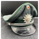 Vintage West German Police Hat