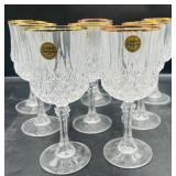 Vintage Cristal Dï¿½Arque Longchamp Goblets