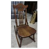 Antique Victorian Childï¿½s Rocking Chair